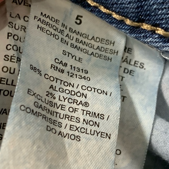 GARAGE Women's 5  Distressed Destroyed super skinny Jeans - Picture 11 of 11